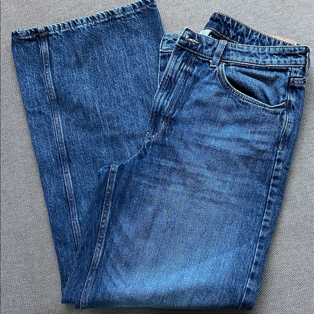 H&M &Denim Wide Leg Jeans- Size 12